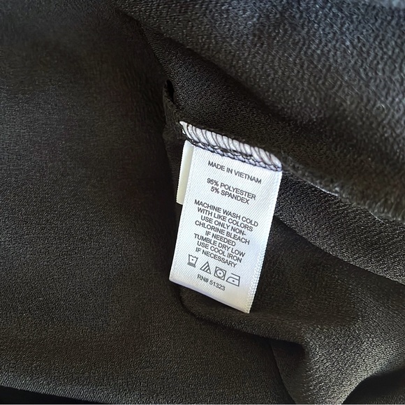 CECE Mock Neck Ruffled Flutter Sleeve Top - Picture 10 of 11